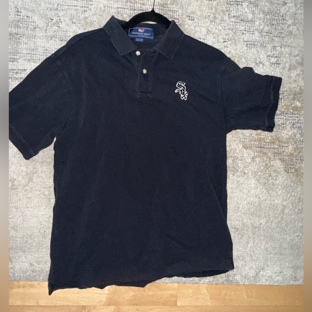 Vineyard Vines x Chicago White Sox Navy Polo Shirt – Size Small